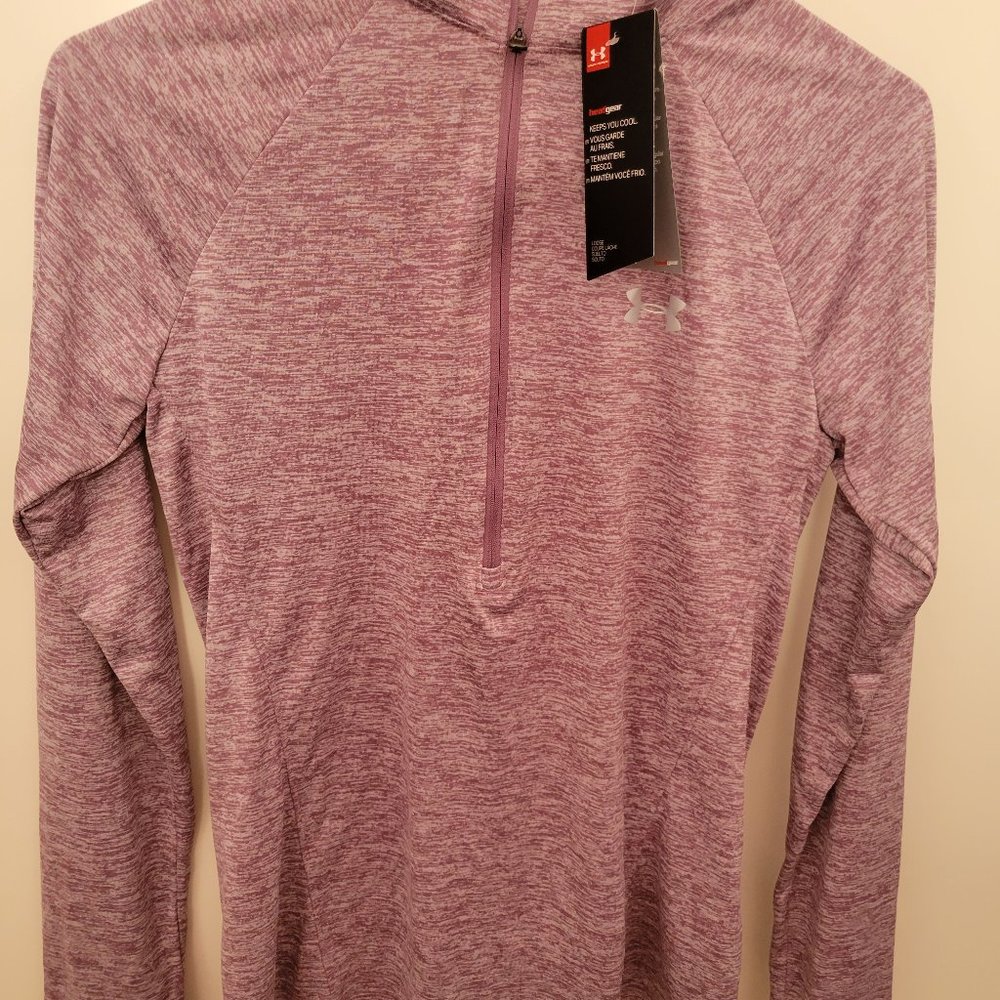 Under Armour Lightweight Pullover - Heathered purple - Size Small